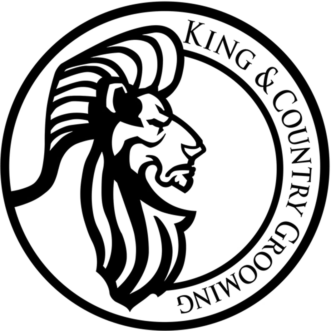 King & Country Window Decal